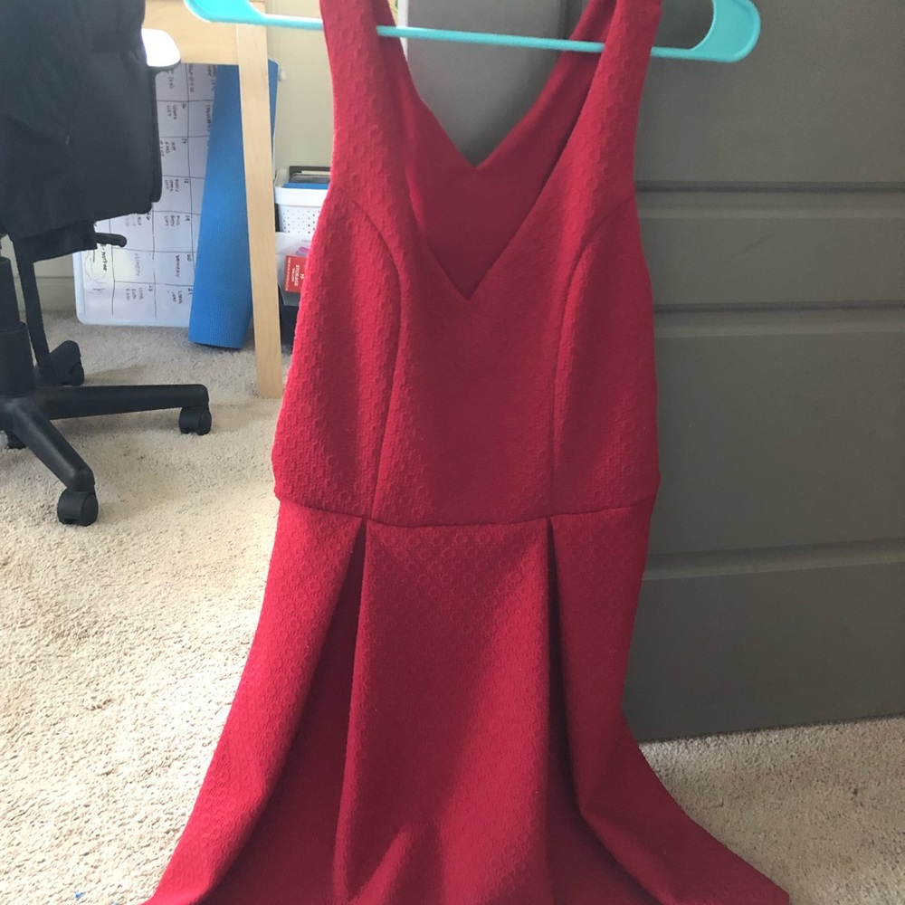 Red dress
